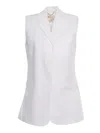 Michael Kors White Sleeveless Blaze In White