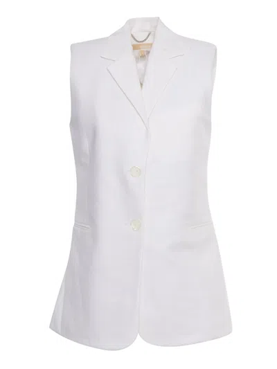 MICHAEL KORS WHITE SLEEVELESS BLAZE