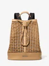 Michael Kors Whitley Medium Hand-woven Backpack