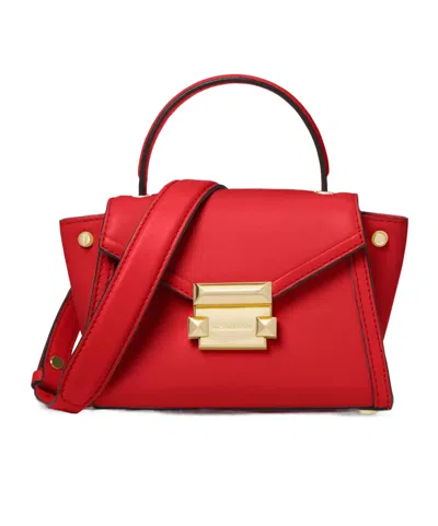 Michael Kors Whitney Mini Shoulder Bag In Red