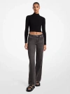 Michael Kors Wide-leg Jeans In Grey
