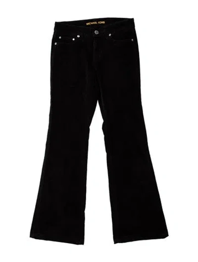 Pre-owned Michael Kors Wide Leg Pants In Black