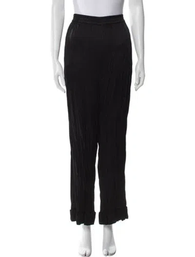 Pre-owned Michael Kors Wide Leg Pants In Black