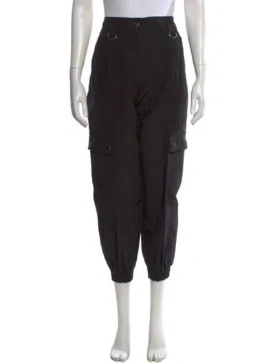 Pre-owned Michael Kors Wide Leg Pants In Black