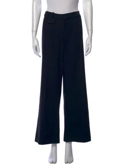 Pre-owned Michael Kors Wide Leg Pants In Black