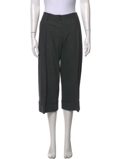 Pre-owned Michael Kors Wide Leg Pants In Black