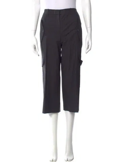 Pre-owned Michael Kors Wide Leg Pants In Gray
