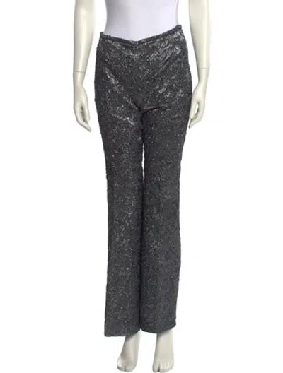 Pre-owned Michael Kors Wide Leg Pants In Gray