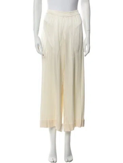 Pre-owned Michael Kors Wide Leg Pants In Neutral