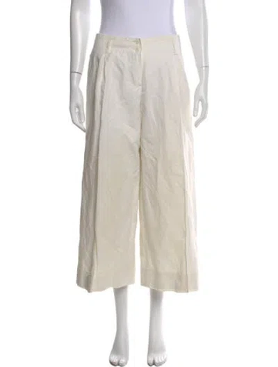 Pre-owned Michael Kors Wide Leg Pants In Neutral
