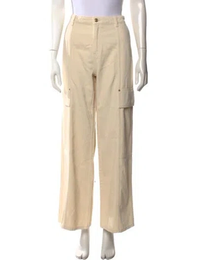 Pre-owned Michael Kors Wide Leg Pants In Neutrals