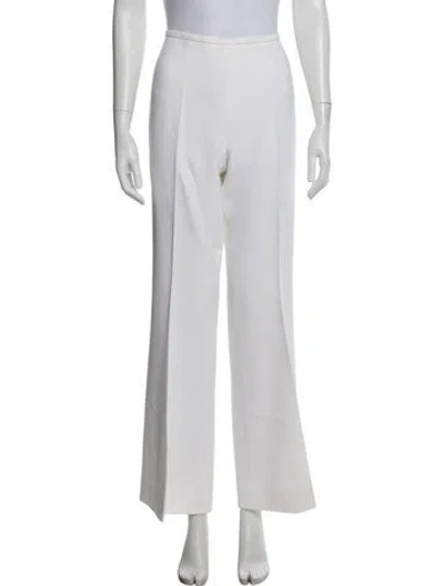 Pre-owned Michael Kors Wide Leg Pants In White