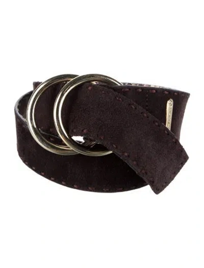 Pre-owned Michael Kors Wide Suede Belt