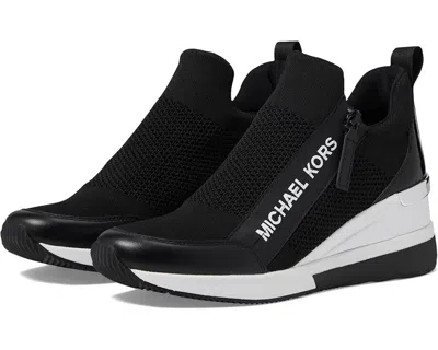 Michael Kors Willis 43s2wifs1d Sneakers Women's Us 6 Black Trainer Shoes Zpo2830