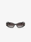 Michael Kors Geometric-frame Sunglasses In Brown