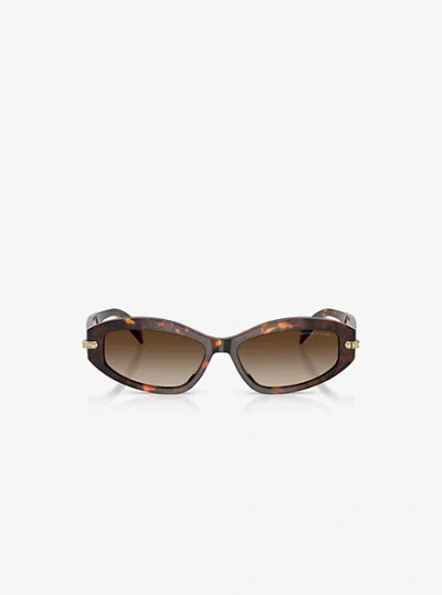 Michael Kors Wilmington Sunglasses In Brown