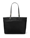 Michael Kors Winston Large Tz Pocket Tote In Black