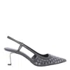 Michael Kors Alora Slingback Decollete In Black