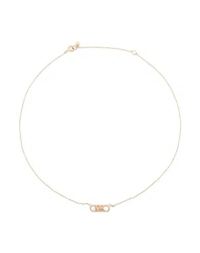 Michael Kors Woman Necklace Gold Size - 925/1000 Silver
