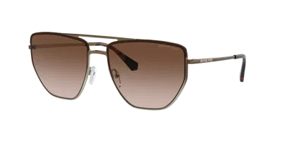 Michael Kors Woman Sunglass Mk1126 Paros In Brown Gradient