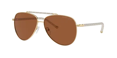 Michael Kors Woman Sunglass Mk1146 Portugal In Brown