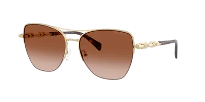 Michael Kors Dorado Beach 57mm Square Sunglasses In Green