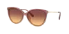 Michael Kors Woman Sunglass Mk2184u Dupont In Purple Amber Gradient