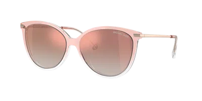 Michael Kors Woman Sunglass Mk2184u Dupont In Rose Gold Gradient