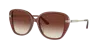 Michael Kors Woman Sunglass Mk2185bu Flatiron In Brown Sunset Gradient