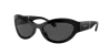 Michael Kors Burano Oval-frame Sunglasses In Black