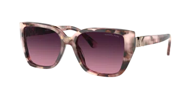Michael Kors Woman Sunglasses Mk2199 Acadia In Burgundy Gradient Polar