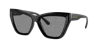 Michael Kors Womens Black Mk2211u Dubai Cat-eye Acetate Sunglasses In Dark Grey Solid