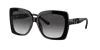 Michael Kors Womens Mk2213 Nice Butterfly-frame Acetate Sunglasses Black In Dark Grey Gradient