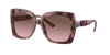 Michael Kors Womens Mk2213 Nice Butterfly-frame Acetate Sunglasses Brown In Cordovan Gradient