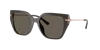 Michael Kors Womens Grey Mk2231u St Barths Square-frame Acetate Sunglasses In Ash Solid