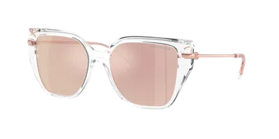 Michael Kors Woman Sunglass Mk2231u St. Barths In Rose Gold Mirror Polar
