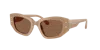 Michael Kors Woman Sunglass Mk2234b Le Praz In Brown