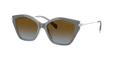 Michael Kors Woman Sunglass Mk2246u Catskills In Gray