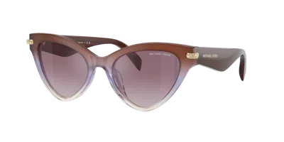 Michael Kors Woman Sunglass Mk2259u Roanoke In Brown