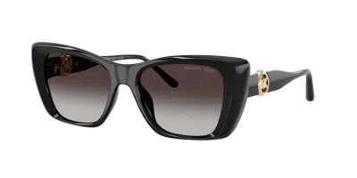 Michael Kors Tokyo 51mm Gradient Square Sunglasses In Black