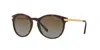 Michael Kors Adrianna Mk2023 Metal And Acetate Butterfly-shape Sunglasses In Brown Gradient Polarized