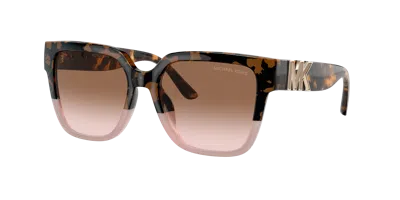 Michael Kors Woman Sunglass Mk2170u Karlie In Brown Pink Gradient