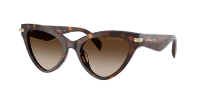 Michael Kors Woman Sunglass Mk2259u Roanoke In Brown