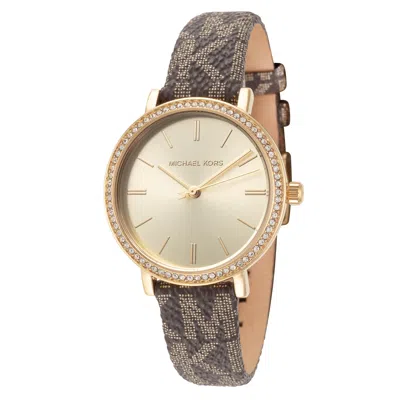 Michael Kors Women's 32mm Quartz Watch In Brown