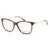 Michael Kors Women's 53mm Pink Tortoise Opticals In Multi