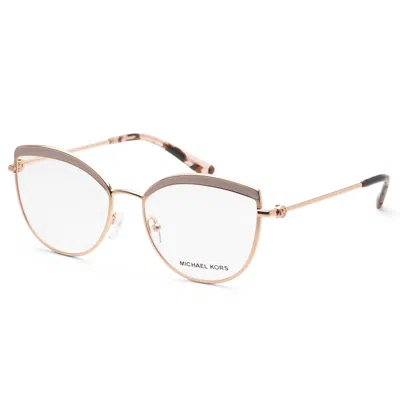 Michael Kors Women's 54 Mm Rose Gold Opticals In Multi