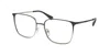 Michael Kors Women's 54mm Black Light Gold Gradient Opticals In Multi