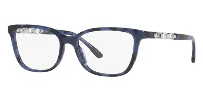 Michael Kors Women's 54mm Blue Tortoise Opticals