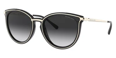 Michael Kors Women's 54mm Light Gold Black Sunglasses In Brown