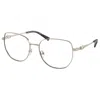 Michael Kors Women's 54mm Light Gold Opticals In Gold